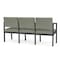 Lesro Lenox 3 Seat Tandem Seating W/ Arms, 64.5 in W 24.5 in L 32 in H LS3103 - alternate 2